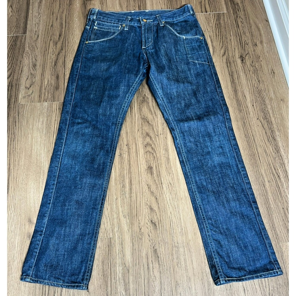 Levi's 511 Engineered Two Horse Skinny 31x32 Dark Wash 8 Pocket Utility Denim